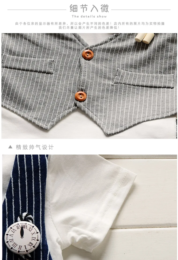 2019 New summer baby costume fashion cartoon print boys &amp girls clothes sets cotton 0-2Y clothing for |