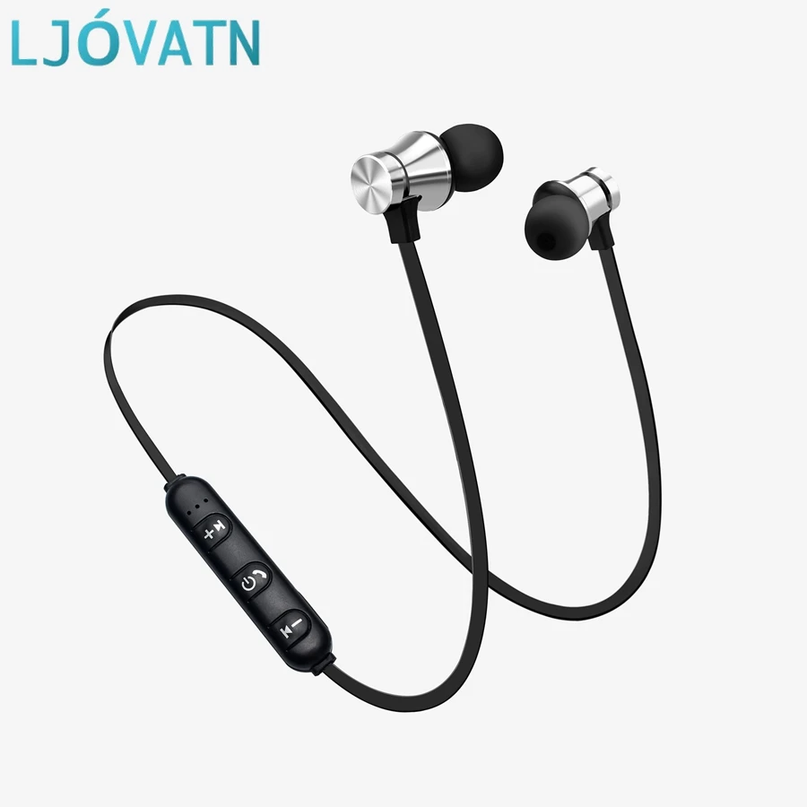 LJOVATN Bluetooth наушники Металлические Магнитные стерео спортивные бас беспроводная