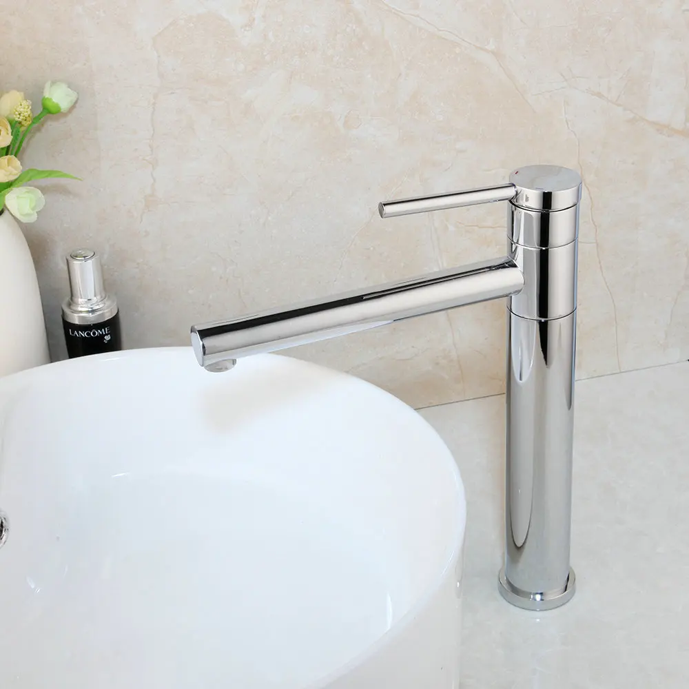 Однонитевая раковина из никеля длинная латуни 1 ручка столешница для