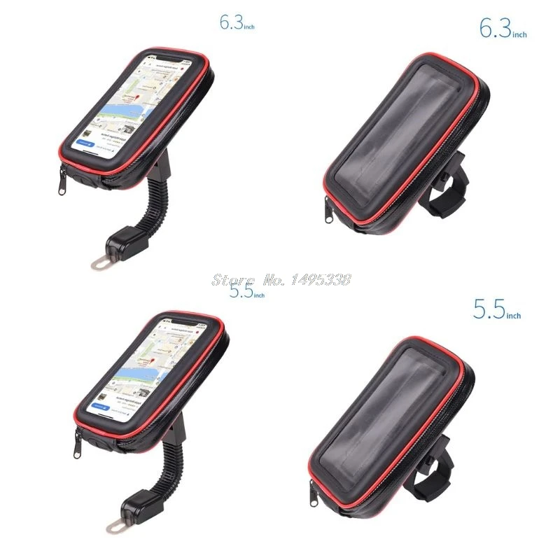 Держатель для мобильного телефона в байкерском стиле, подставка для смартфона, водонепроницаемая сумка, чехол для телефона, gps Держатель 5,5/6,3 дюйма