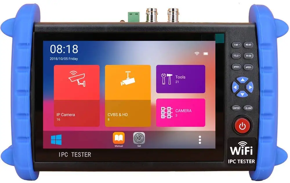 7 дюймовый 4K IP HD CCTV тестер монитора AHD CVI TVI SDI камеры 8MP кабельный сканер