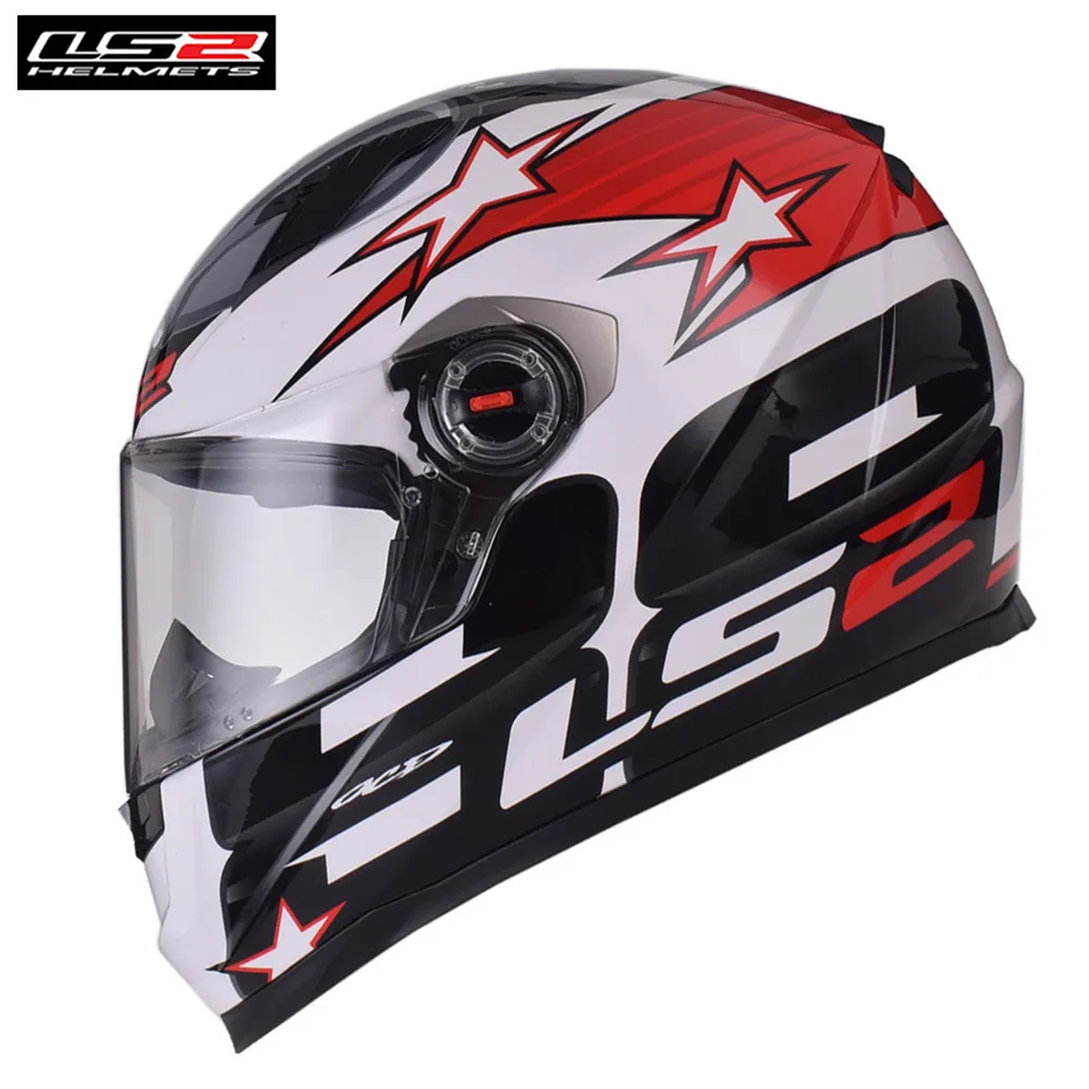 LS2 восьмидесяти Полнолицевой мото гоночный мотоциклетный шлем велосипедный краш