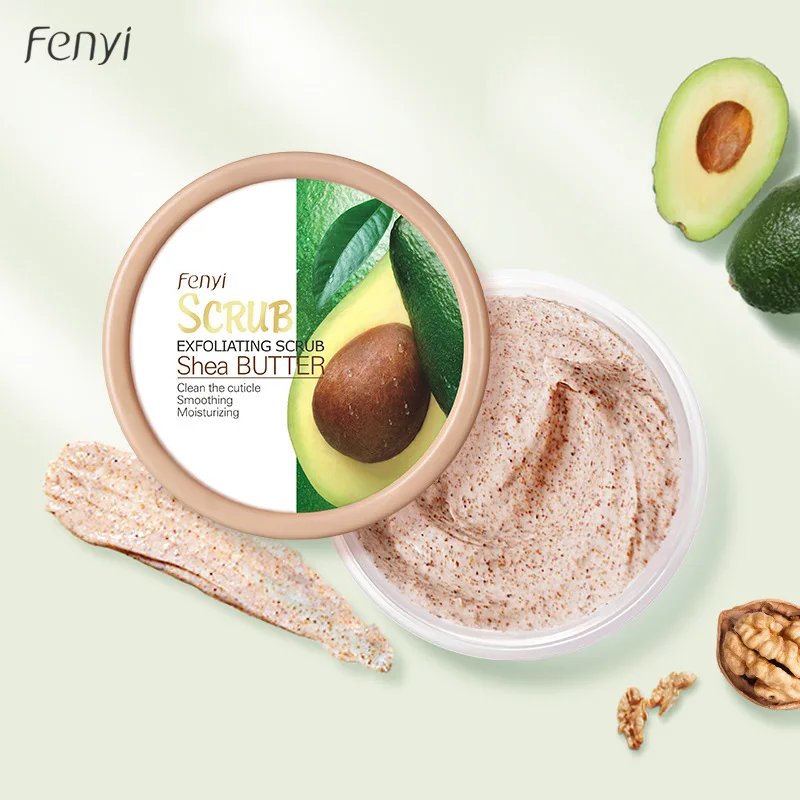 

Fenyi Shea Butter Exfoliating Facial Scrub Moisturizing Whitening Nourishing Repair Body Scrub Face Cream Skin Care Product 100g