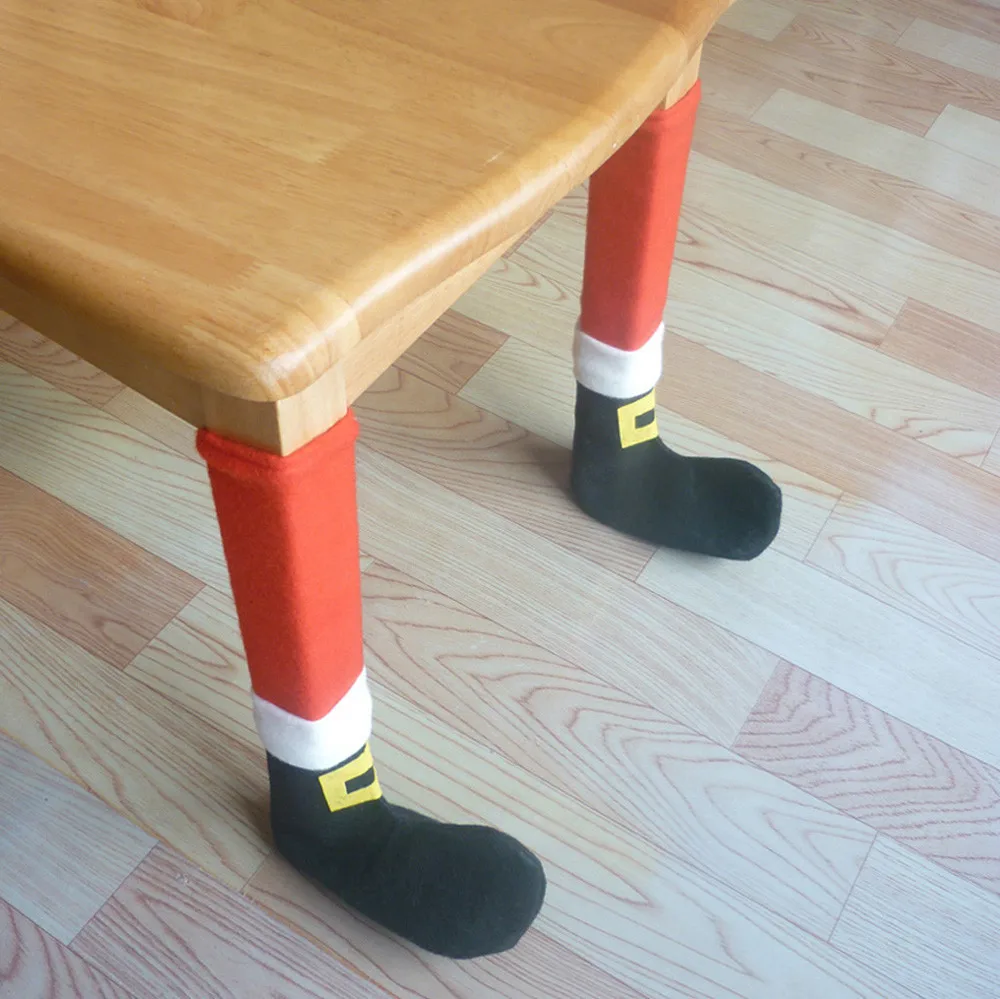 1 шт. Рождественский стул ножная крышка украшение для стола вечерние милые