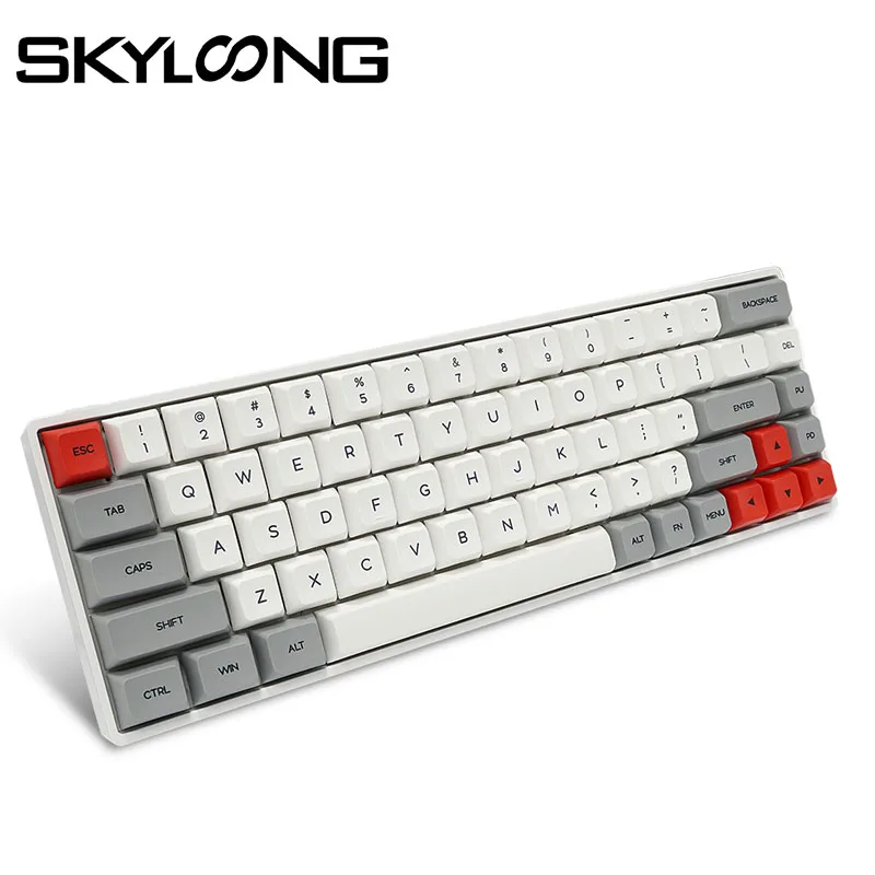 SKYLOONG SK68 PCB механическая клавиатура Беспроводная Bluetooth игровая Горячая замена ABS