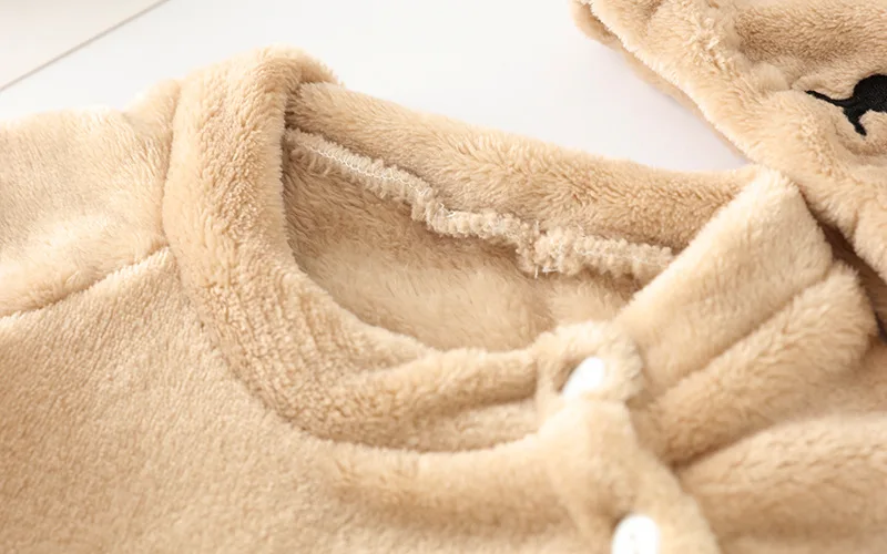 3 шт./компл. зимняя детская флисовая Пижама теплая фланелевая одежда для сна