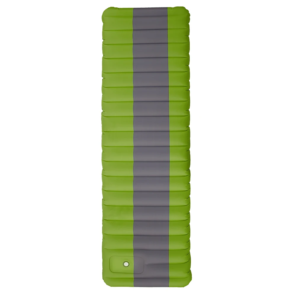 저렴한 야외 공기 슬리핑 패드 팽창 그라운드 패드 매트, 캠핑 매트 매트리스, 배낭 여행, 하이킹, 내장 발 펌프 포함