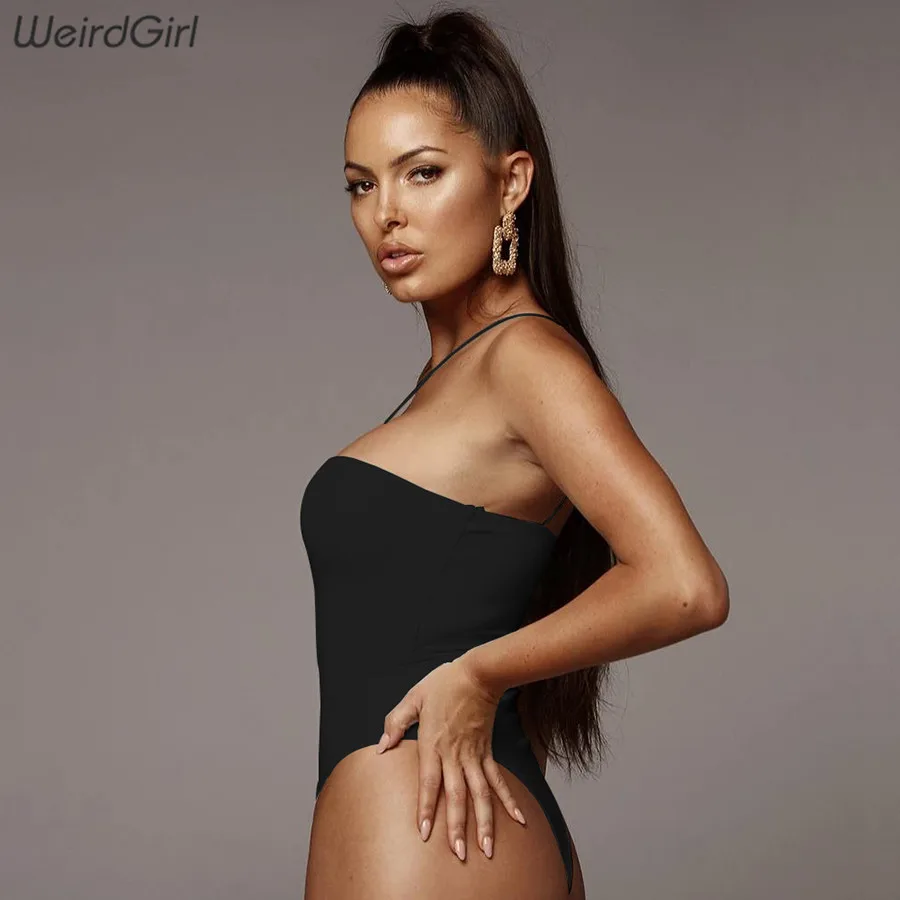 Женские Боди Weirdgirl Сексуальные облегающие эластичные комбинезоны для