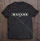 Официальная Мужская футболка Mayans Mc с нашивкой на спине, футболки с рисунком глубоких мыслей и ТВ, одежда, футболка оверсайз, рабочая одежда, женская футболка