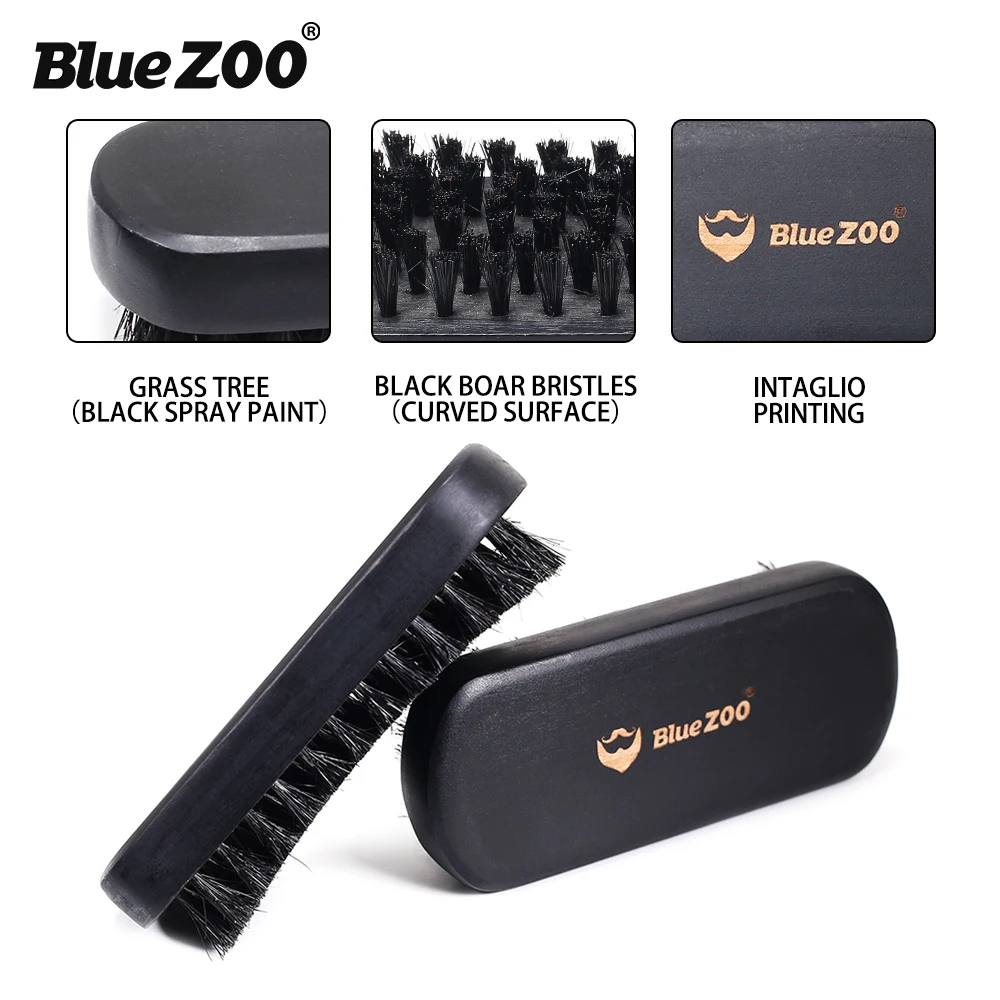 Щетка для бритья бороды гребень натуральный кабан волосы щетины супер мягкие