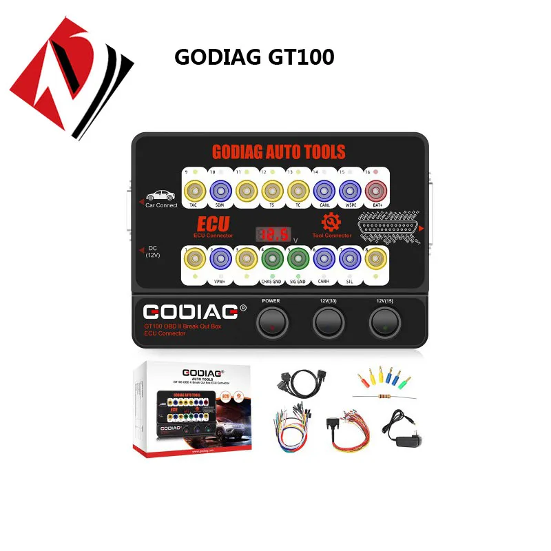 GODIAG GT100 коробка для выключения ЭБУ инструмент работает с CAS4 + и испытательной
