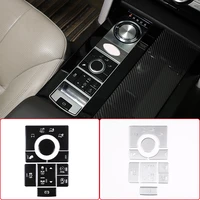 9pcs alloy car interior center console mode adjustment button sequins trim for range rover sport 2014 16 accessories car styling