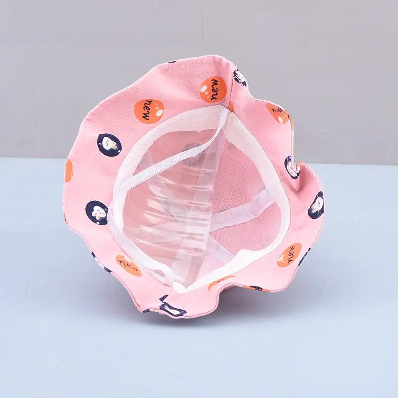 

The new style Cartoon rabbit Bucket Hat Fisherman Hat outdoor travel hat Sun Cap Hats for child boy and girl 04