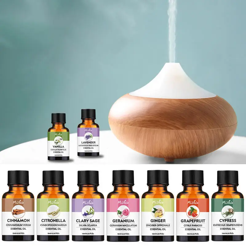 Mishiu ароматерапия оранжевый TeaTree Лаванда Природный чистое органическое эфирное