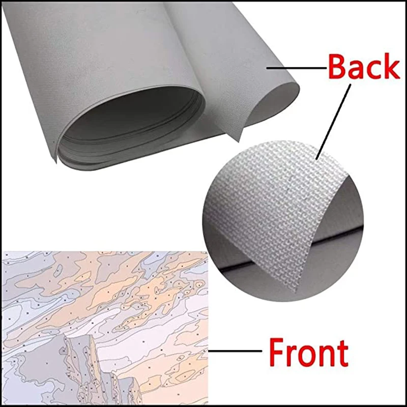 Diy Цифровая живопись по номерам Бескаркасный Абстрактный пейзаж Настенная