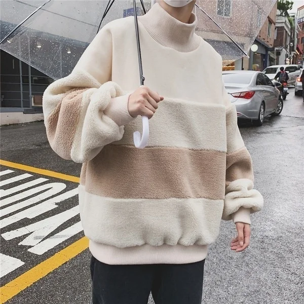 

Свитер с воротником-хомутом для женщин, из овечьей шерсти