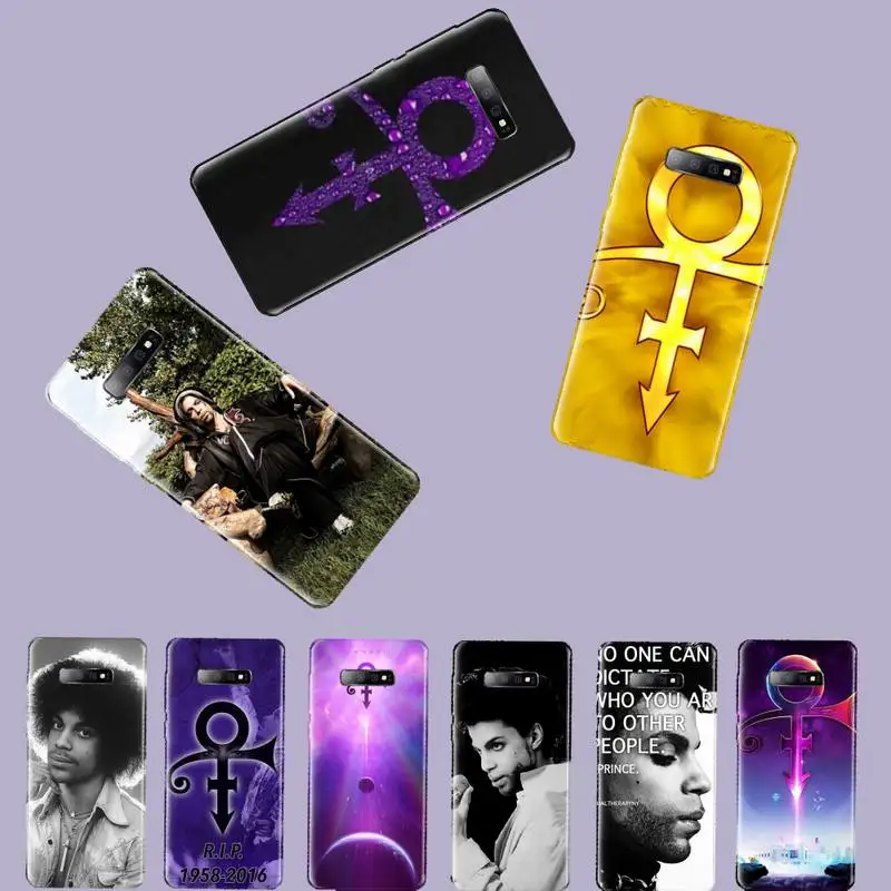 Мягкий силиконовый черный чехол для телефона Prince Rogers Nelson Actor singer Samsung Galaxy S5 S6 S7 S8 S9