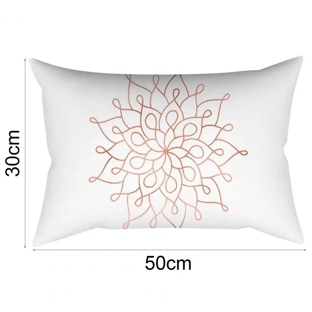 

2021 Home Textile For High Quality Rose Golden Pink Hot Sale Decorative 30x50cm Pillow Covers Home Cover Bedroom Supplies