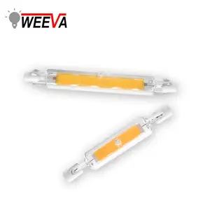 Светодиодная лампа R7S с монолитным блоком светодиодов, стеклянная трубка 78 мм, 8 Вт, 118 мм, 13 Вт, сменная галогенная лампа 80 Вт J78 J118, точечный светильник, 220 В переменного тока, 240 В