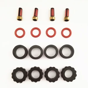 4 комплекта ремонтные наборы деталей топливной форсунки для INP780 INP781 780033R 78102YN, подходит для Mazda 626 2,0 protege 1,8 (AY-RK066)