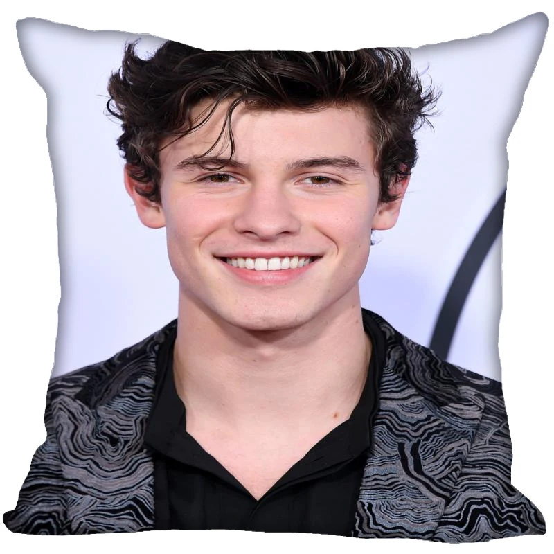Shawn Mendes Подушка Чехол для дома декоративный чехол на подушки невидимые молнии Подушка Чехол s 40X40,45X45 см - Цвет: 9