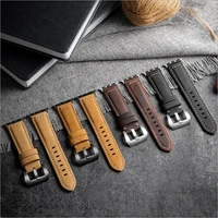 crazy horse leather frosted suede strap for apple watch band 38mm 40mm 42mm 44mm watch reloj accessories for iwatch 1234