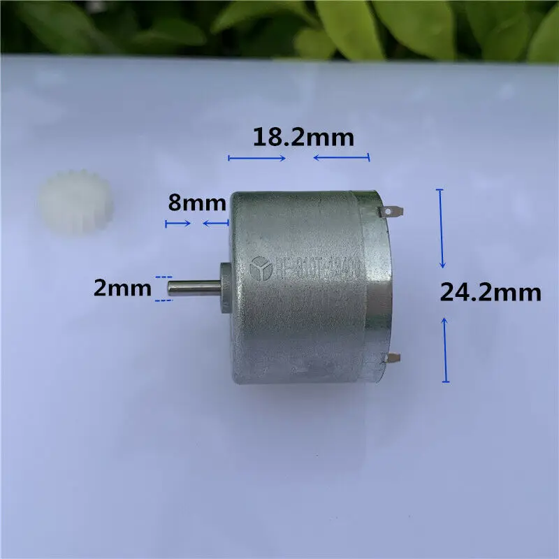 Мини RF 310T 13400 DC 3V 5V 6V 7 4 V 7500 об/мин 24 мм круглый электродвигатель вращения шпинделя