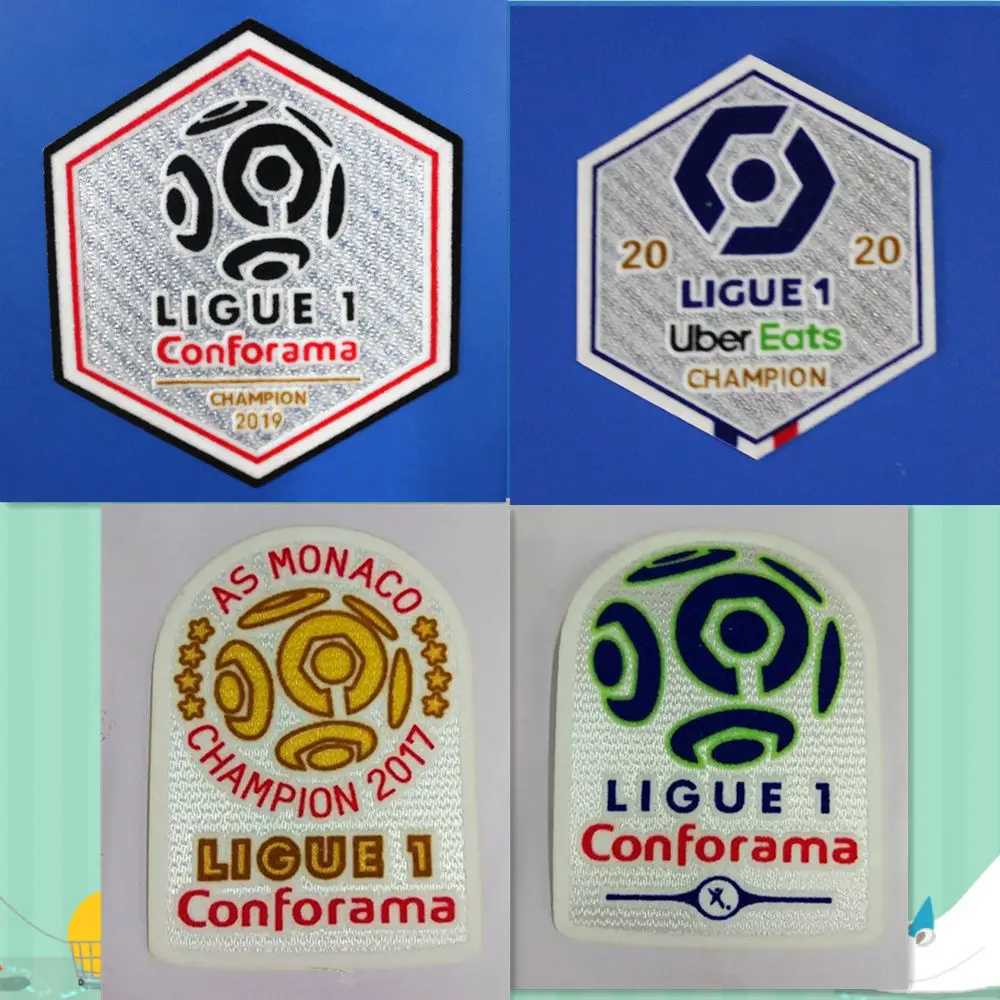 Футбольная нашивка PSG Marseille Lyon patch Championnat de France football Ligue 1 2018 2019 2020|Наклейки на