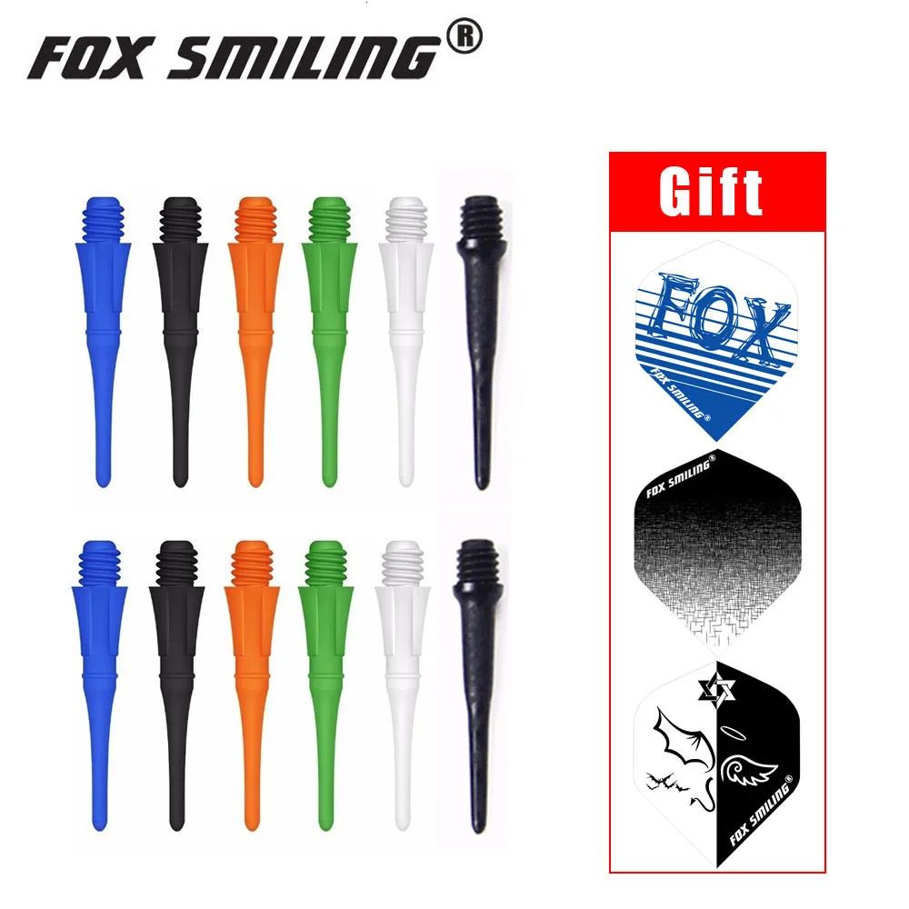 Fox Smiling 50 шт. 25 мм цветная 2BA профессиональная дротика с мягким наконечником для Дротика s и электронная Дротика s с хорошим качеством