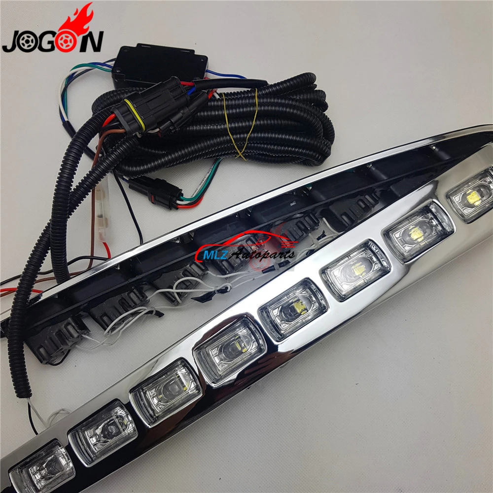 Для Toyota Land Cruiser LC200 2012 2013 2 шт передний бампер Светодиодный дневной светильник s дополнительный ходовой светильник