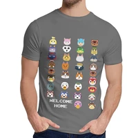 popular game welcome home animal crossing t shirt man casual amazing classic o neck camiseta