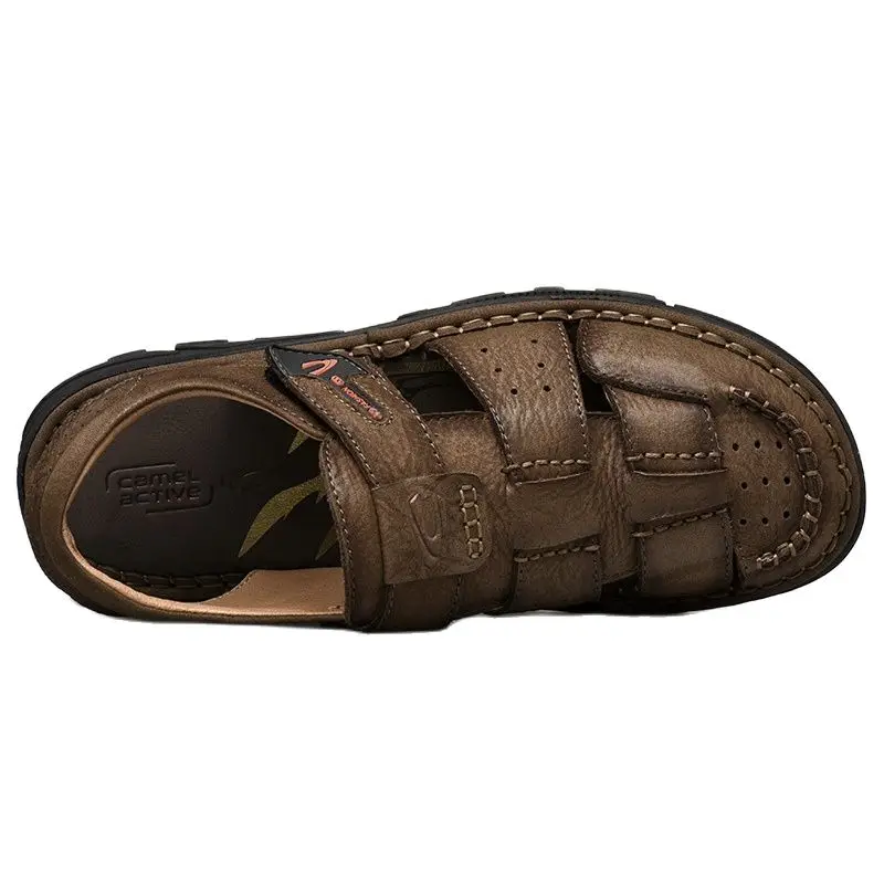 Мужские сандалии из натуральной кожи Camel Active повседневные классические пляжные