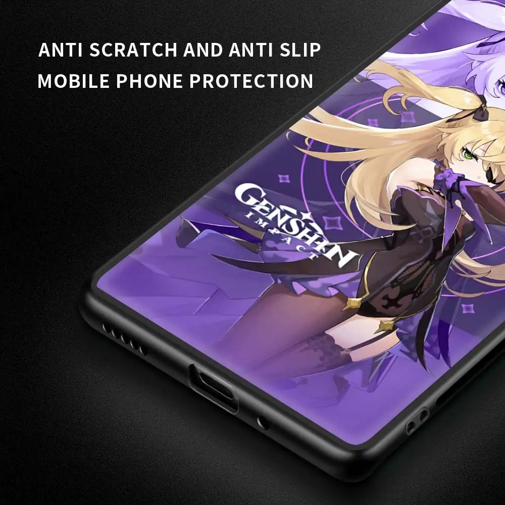 

For Samsung M31 Case 6.4" Soft Silicon Cover for Galaxy M30 M51 M31s M11 A51 A71 Phone Back Shell Genshin Impact Venti Paimon