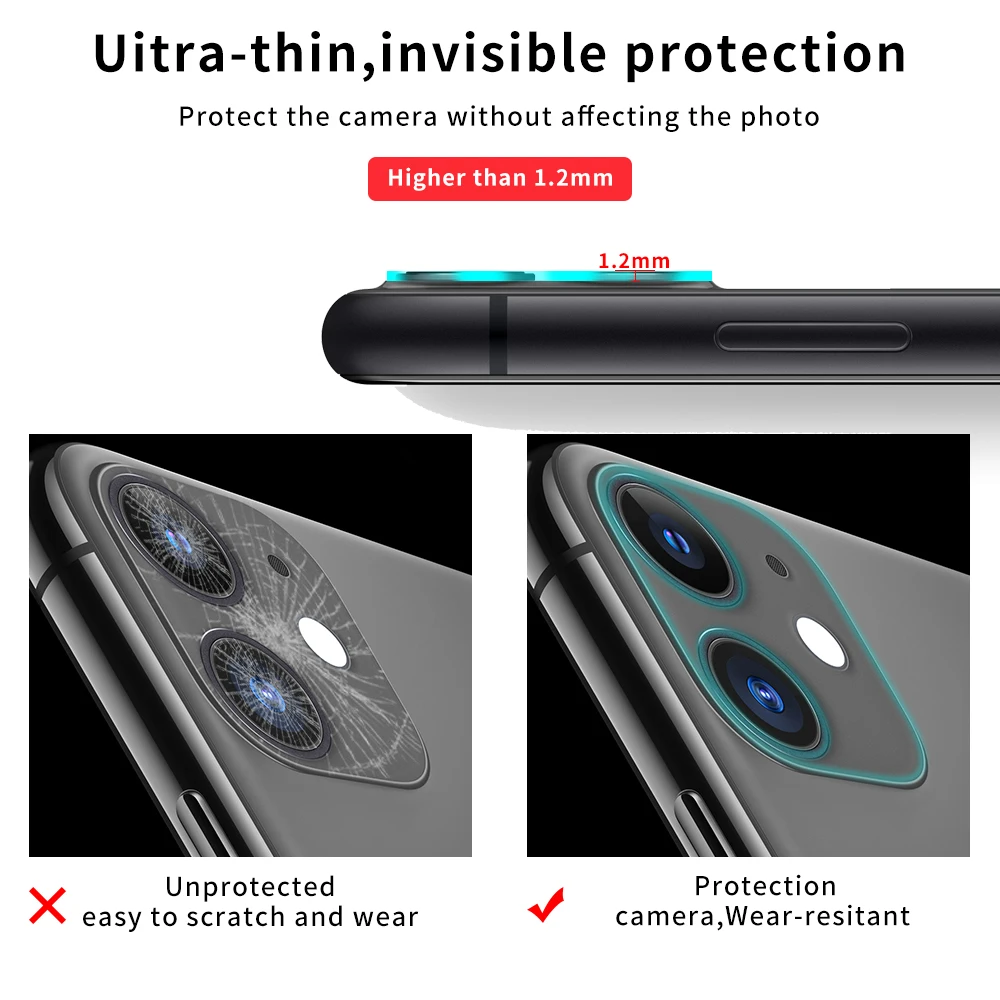 Для iPhone 11 11Pro 9D закаленное стекло полное покрытие HD защита объектива для Pro Max