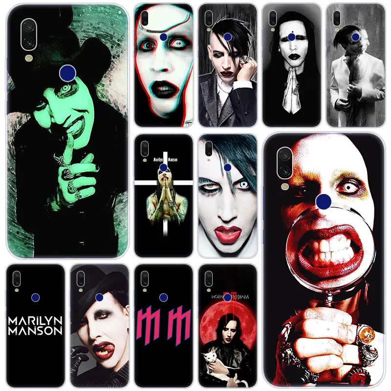 Лидер продаж Мэрилин Мэнсон Мягкий силиконовый чехол для телефона Xiaomi Redmi K20 Pro 8 8A