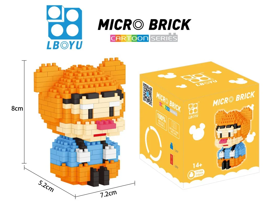 Медведь алмаз шлакоблок пазл творческая мини строительные блоки для детских