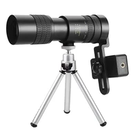10 300x professional portable monocular telescope bak4 prism retractable waterproof phone binoculars optics scope for outdoor