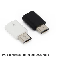 1pc type c female connector to micro usb male adapter charging converter data adapter high speed cell phone accessories