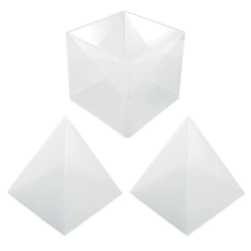 

DIY Pyramid Resin Mold Set Large Silicone 3D Pyramid Molds Home Decor 15cm/5.9\"