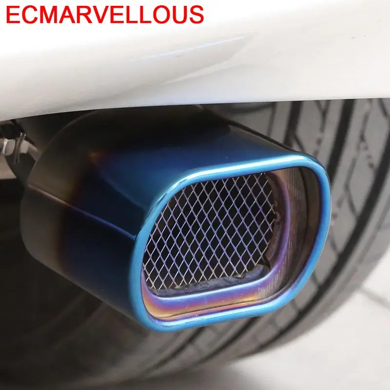 

Voiture Exterior Tubo De Cola Escape Coche Tail Throat Terminale Scarico Auto Accessories Exhaust Tip Universal Car Muffler