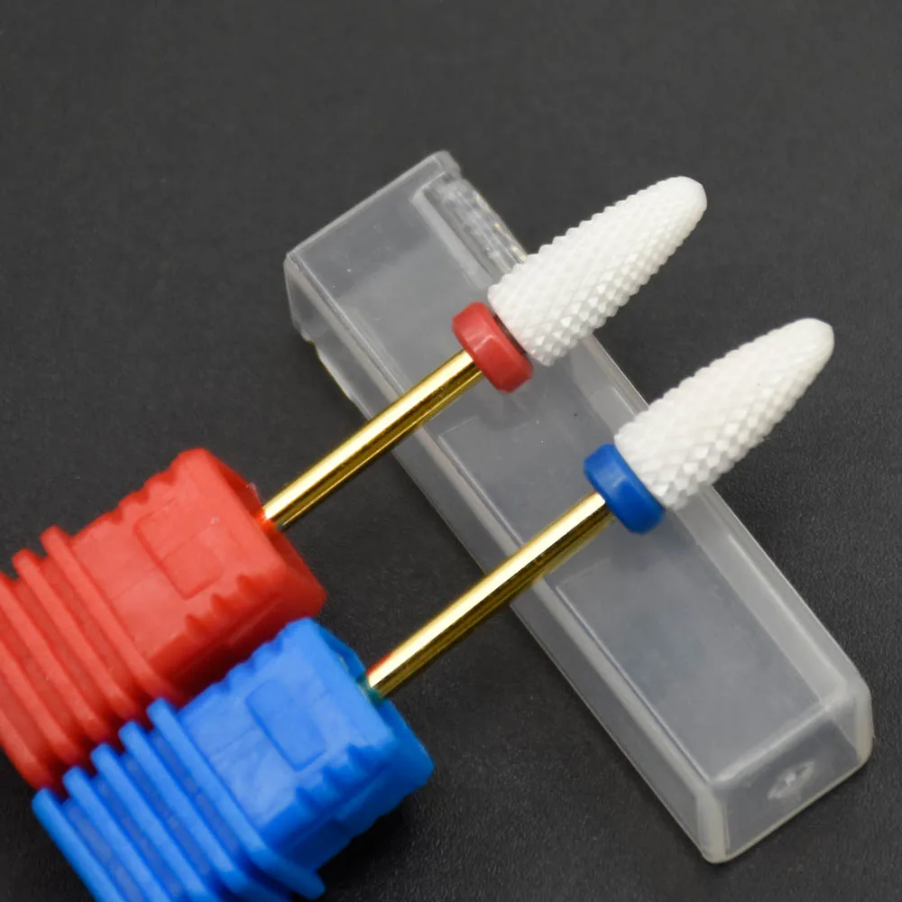 11 Тип горячие керамические сверла для ногтей 2/32 ''резак Маникюр дрель