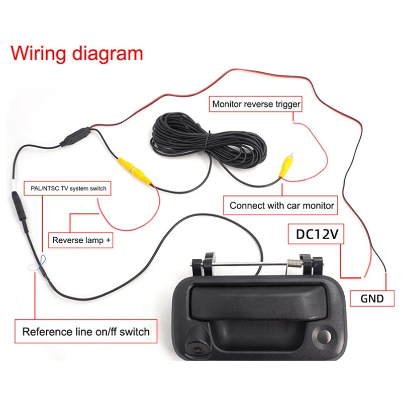 

Car Rear View Camera for Ford F150 F250 F350 2004-2014 HD Night Photosensitive Vision Reversing Camera Car Accessories