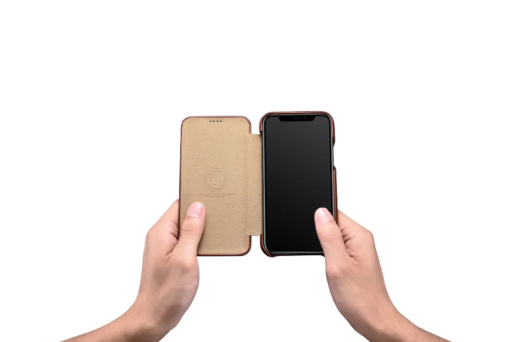 ICARER флип-чехол для iPhone 11Pro Max из натуральной кожи бизнес-книга Защитная крышка для Apple iPhone 11 бренд