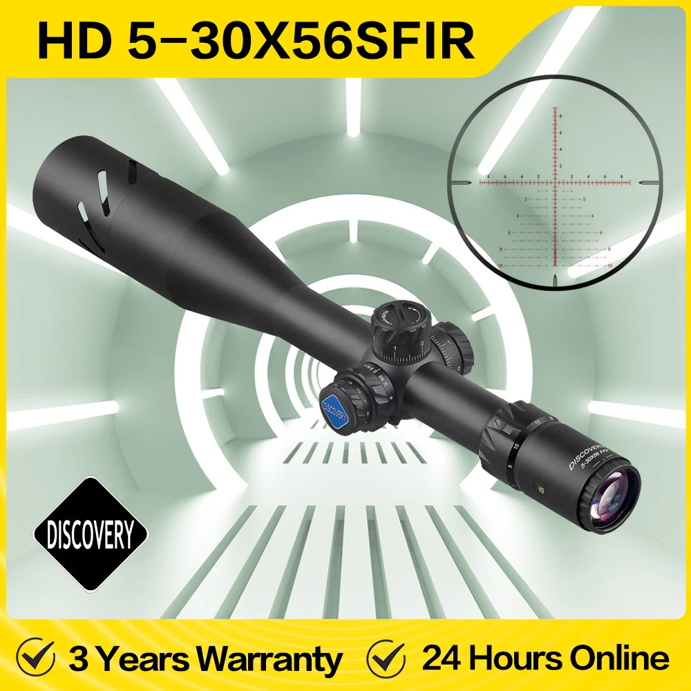 Прицел для винтовки Discovery FFP HD 5 30X56SFIR охотничий телескоп дальнего действия