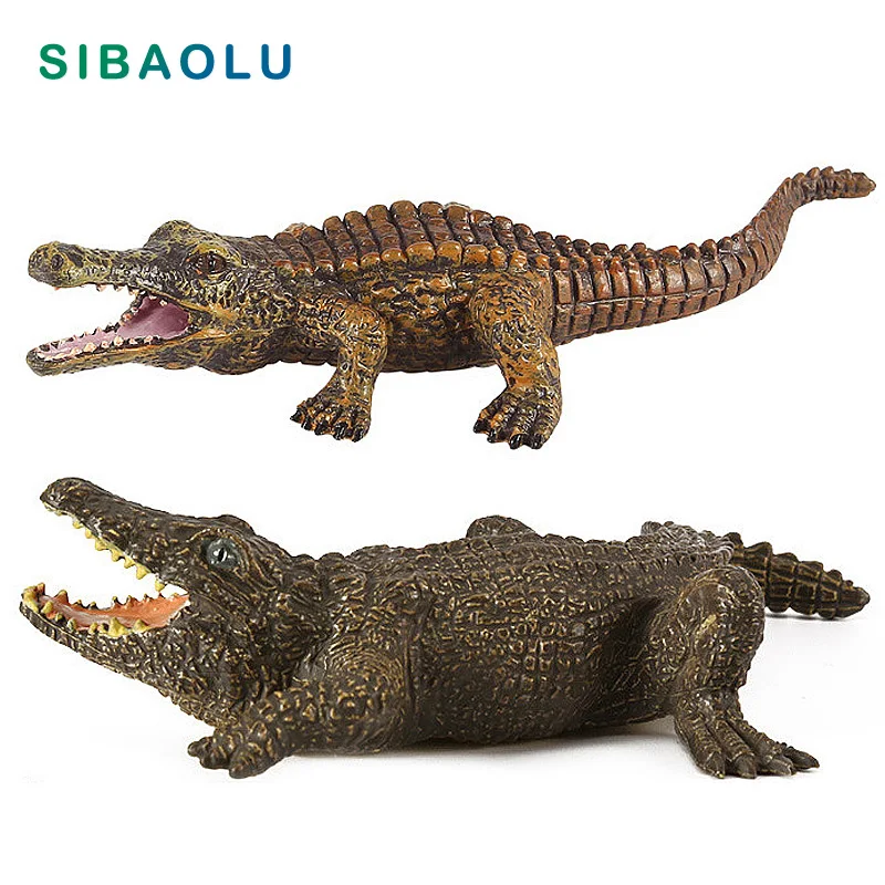 Моделирование олень крокодиловая модель жирафа пластиковая фигурка домашний