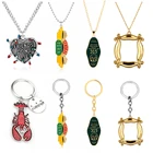 Кулон-фоторамка с надписью 