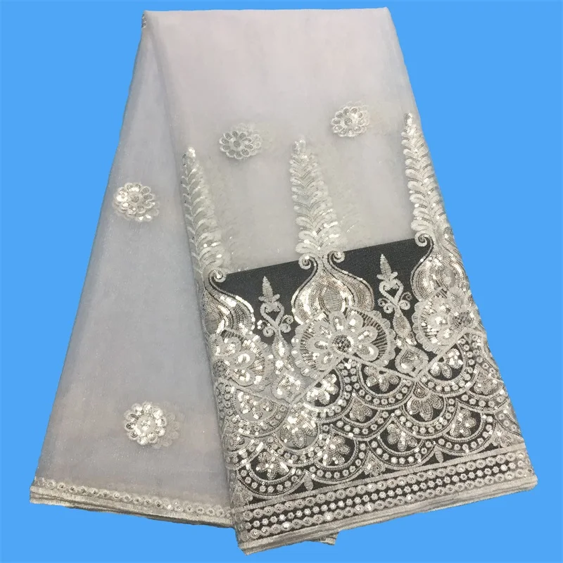 Высококачественная Белая африканская кружевная ткань с блестками бордовый