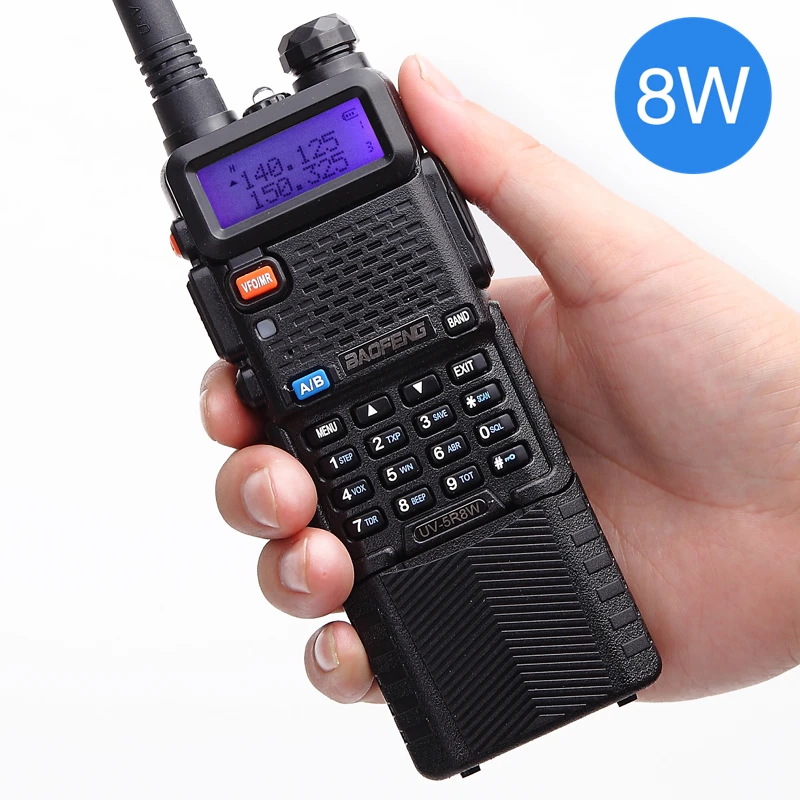 BaoFeng портативная рация 8 Вт мощная VHF/UHF удобная Двухдиапазонная CB Ham двухсторонняя