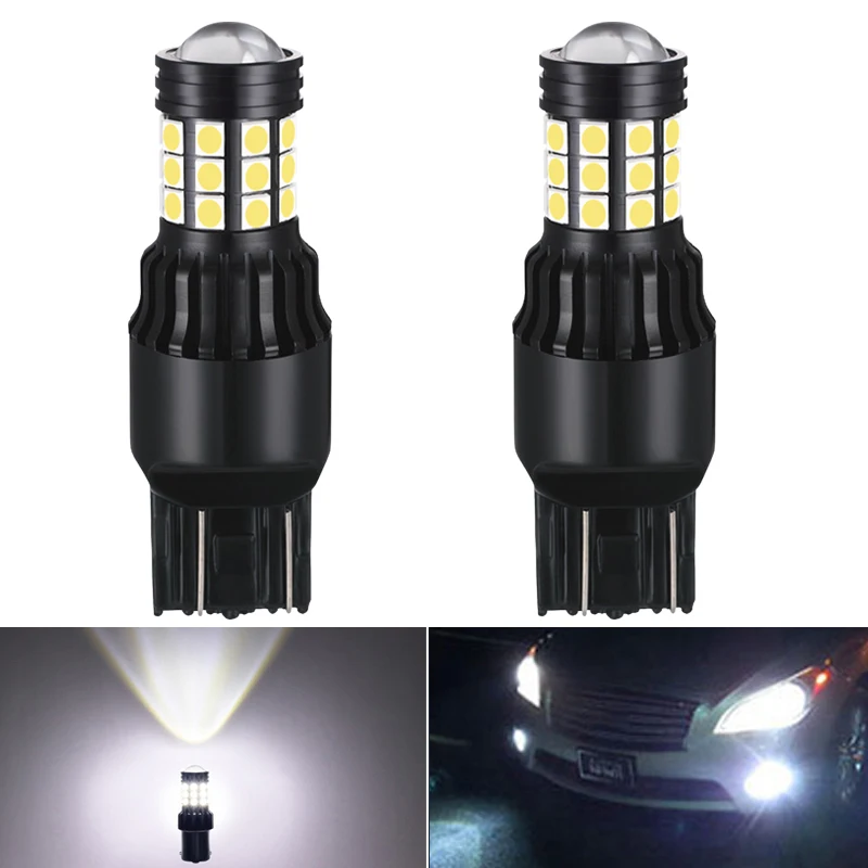 2x светодиодный T20 7443 W21/5W led Bulsb Автомобильные дневные ходовые огни DRL для BMW E60 E90 Ford