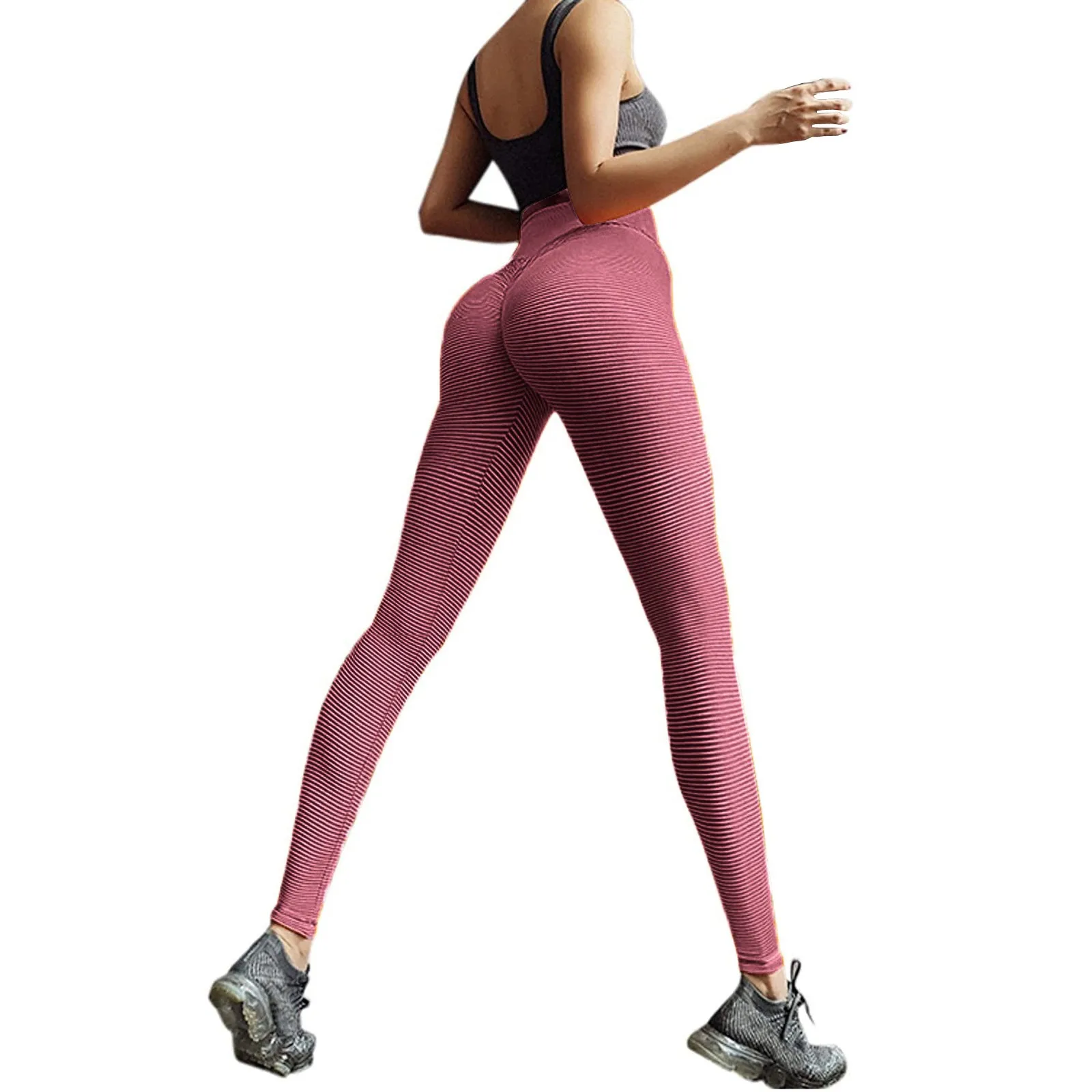

Women'S Leggings For Fitness Women Pure Color Exercise To Lift Buttocks High Waist Tight Sexy Pants Trousers Activewear Trousers
